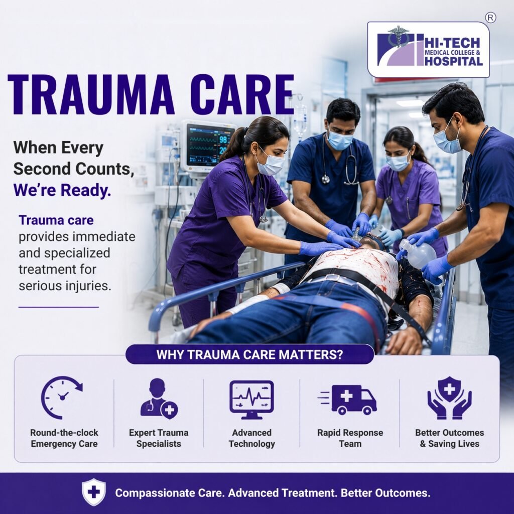 Trauma Care by Hi-Tech Hospital